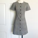 Theory  Easy Plaid Snap Shift Dress Photo 2