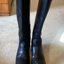 Black tall boots Size 8 Photo 1