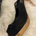 Unisa  Black Suede Heel Sz 9.5 Photo 3