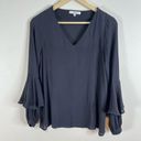 Ro & De  | Bell Sleeve Blouse Size Small Black Photo 2