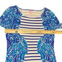 Lilly Pulitzer  Nila Brilliant Blue Moon Jellies Dress L Beach Resort Vacation Photo 5