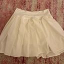 Aerie Offline White Pleated Tennis Skirt Photo 0