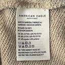 American Eagle  Sweatshirt Womens Small Cream Gray Zebra Print Jegging Fit Lounge Photo 6