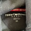 Tommy Hilfiger  Sport Red Black Logo Velour Track Suit Hoodie Pants 0X 1X Photo 7