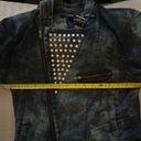 Forever 21 F21 Studded Denim Moto Jacket  Size M 80's Photo 7