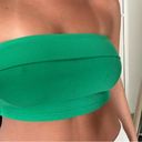 Green Foldover Tube Top Photo 1