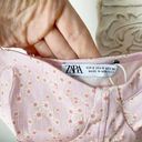 ZARA  Satin Effect Daisy Print Bodysuit Photo 11