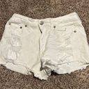 Aeropostale White Denim Shorts Photo 3