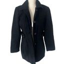 Anne Klein  Womens Black Button Peacoat Size Small Photo 0