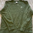 Nike Army Green Sweatshirt Photo 0