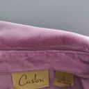 Caslon  Purple Velvet Western Rodeo Button Front Shirt Size Small Photo 4