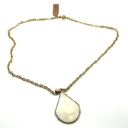 The Sak  Mother of Pearl Teardrop Pendant Necklace in Gold-tone MSRP $30 NWT Photo 1