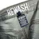 REWASH  Juniors' High-Rise Skinny Pants Green Size 5/27 Photo 6