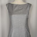 Theory  Sleeveless Wool Blend Sheath Dress Gray Size 4 Photo 10