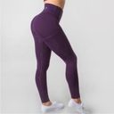 Alphalete  OG Revival Leggings Purple Sz Small High Rise Athletic Photo 3