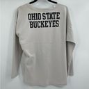 Nike Women’s Ohio state state university buckeyes grey long sleeve shirt size medium Photo 7