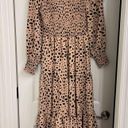 Petal and Pup NWT Women’s  Emley Dress Beige Cheetah Print Size XS Photo 2