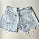 Abercrombie & Fitch  Boyfriend Mid Rise Curve Love Distressed Denim Shorts Photo 1