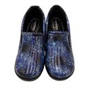 Easy Street  Blue Slip-On Animal Print Elastic Goring Shoes Size 7.5 Photo 5