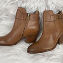 Sam Edelman Melody Womens Brown Leather Ankle Booties Size 8 Photo 1