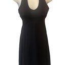 Patagonia Morning Glory Black Stretch Halter Dress XS Tied Back Cruise Vacation Photo 2