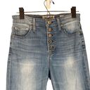 Lucky Brand  Blue Cole Bridgette Crop Button Fly Denim Jeans Women Sz 4 Photo 2