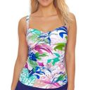 Gottex New.  floral tankini bra sized top. 36D. Photo 0