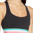 IVL Collective Black Striped Sports Bra size 6 Photo 0