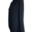 cupio NWT  Black Asymmetrical Mock Turtleneck Small Photo 2