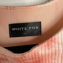 White Fox Boutique Orange & White Tie Dye Dress Photo 6