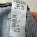 ANINE BING  Sonya Button Up Straight Leg Jeans Size 32 High Rise Photo 11