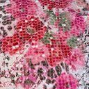 Absolutely Famous  Pink Sequined Floral Tank Top Size Large Photo 2