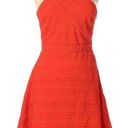 Sugar Lips  textured orange halterneck sun dress Photo 0