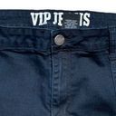 Vip Jeans  Moto Style Black Denim Elastic Ankle Patch Pocket High Rise Plus 18 Photo 6