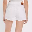 American Eagle White Jean Shorts- Super Stretch Photo 1