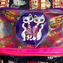 Lisa Frank Vintage  Bag Tote Kittens Zip Top Bright Colors Pink Purple Y2K Photo 0