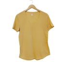 The North Face LUCY Wicking Workout Tee Sporty Athletic Top Quickdry Golden Yellow Photo 1