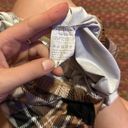 Lounge BLACK & BROWN STRETCH PLAID CASUAL  SHORTS Photo 1