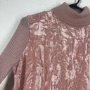 Juicy Couture Pink Turtle Neck Velvet Ribbed Knit Glitter 🎀 Photo 1