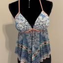 OP   blue floral Bikini swinsuit size M 7-9 Photo 1