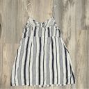 Lottie Moss Striped Casual Mini Dress Cutout Tie Front Sleeveless Rayon Size M Photo 4