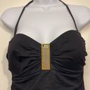 La Blanca Women's  Halter Bandeau Sweetheart Black Swimsuit Size 12 EUC #S-534 Photo 2