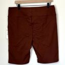 Mate the Label NWT  Chocolate Brown Organic Stretch Biker Short - Size 2X Photo 3