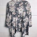 Torrid  floral quarter sleeve waterfall cardigan Photo 4