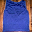 Athletic Works Women’s Blue Muscle Cropped Shirt Size Large Photo 2