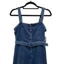 Good American  belted corset denim jumpsuit size 2 medium Photo 5