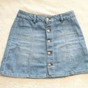 Celebrity Pink  Button Down Denim Mini Skirt Photo 0