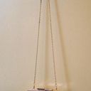 BCBG Maxazria Evening Gold Box Clutch Bag with Crossbody Shoulder Chain Strap Photo 11