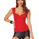 Spirit Halloween Red Lace Corset Photo 0