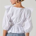 ASTR  Gemma Ruffle Peplum Top Photo 1